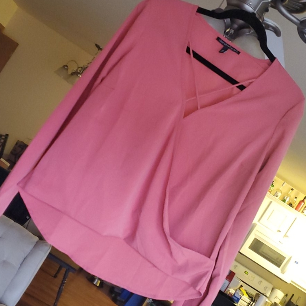 Rose wrap shirt
